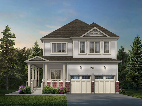 The Lena new home model plan at the Trussler West (FH) by Fusion Homes in Kitchener