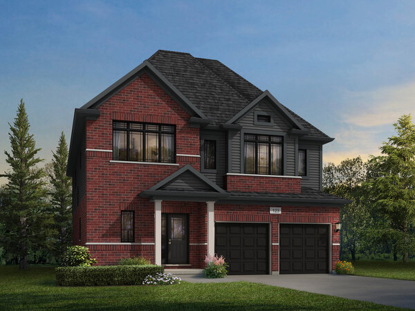 The Mira new home model plan at the Trussler West (FH) by Fusion Homes in Kitchener