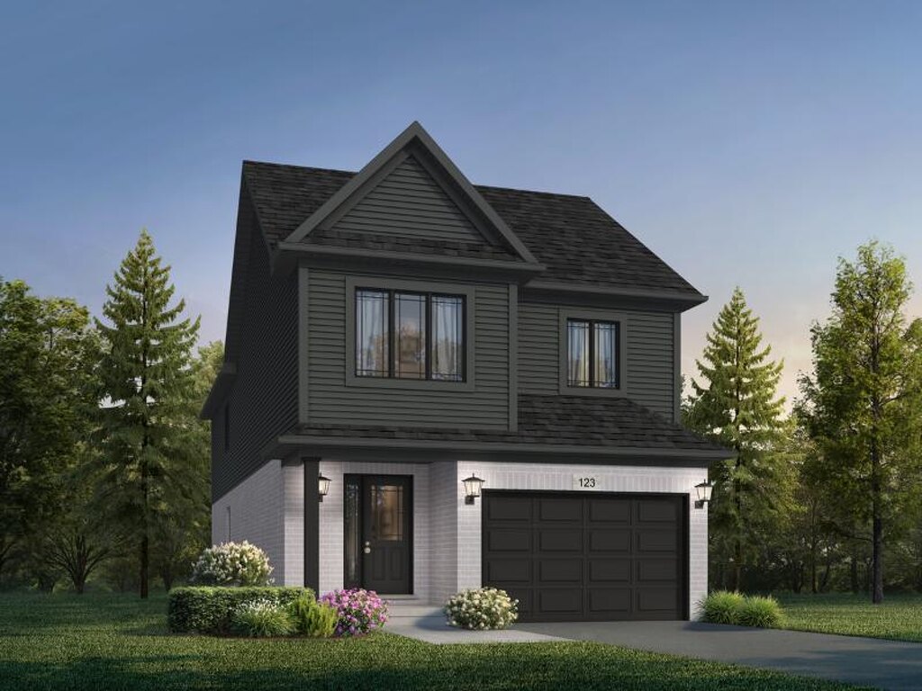 Bria floor plan at Tidra by Fusion Homes in Woodstock, Ontario