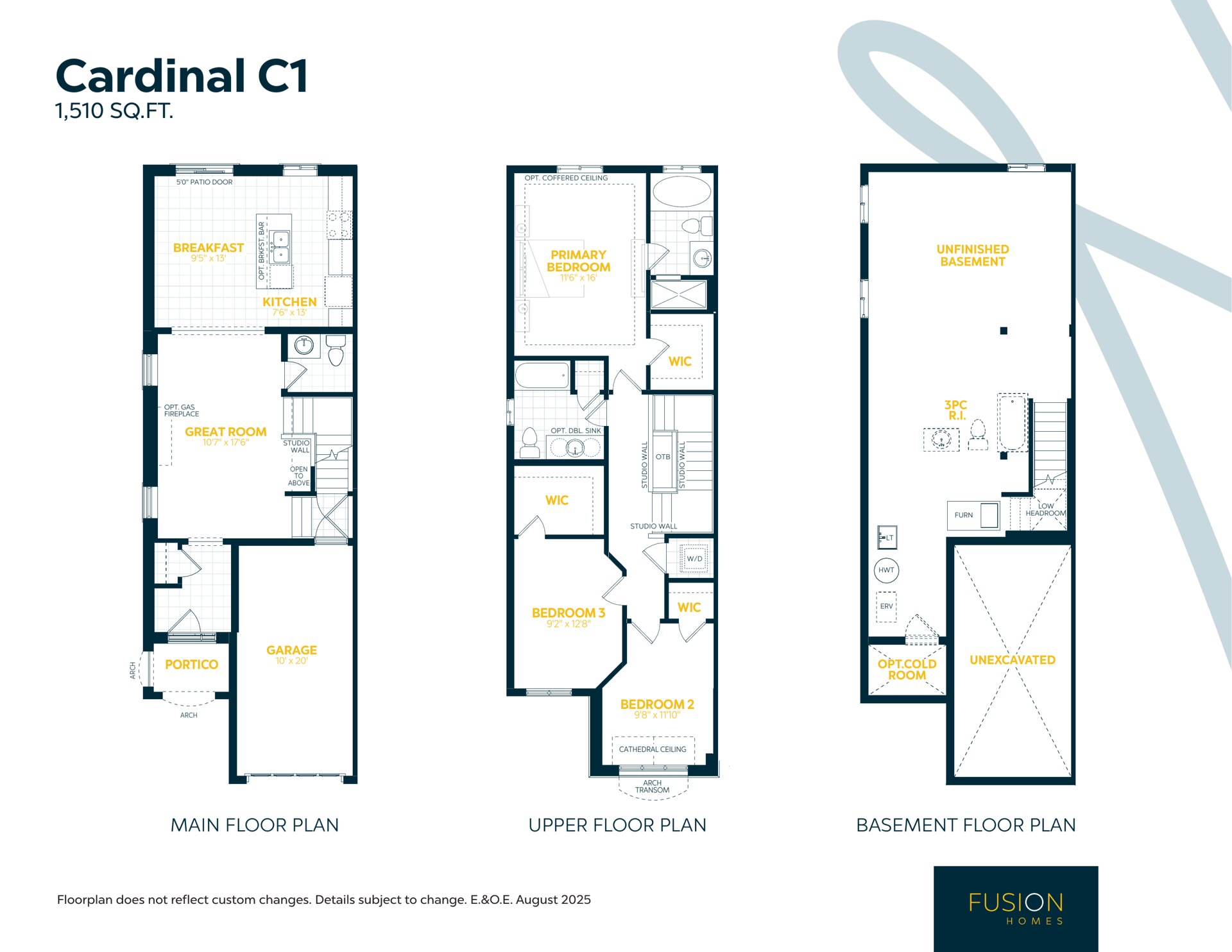Image of Cardinal - Left level 3 at the Tidra development in Woodstock