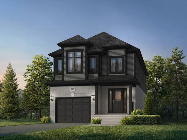 The Dane new home model plan at the Tidra by Fusion Homes in Woodstock