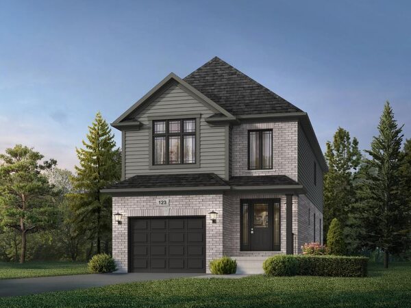 The Hugh new home model plan at the Tidra by Fusion Homes in Woodstock