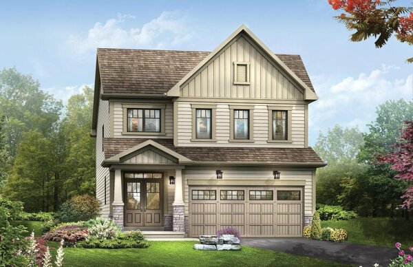 The Sauble new home model plan at the Avalon by Empire Communities in Caledonia