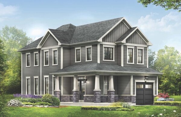The Talbot Corner new home model plan at the Avalon by Empire Communities in Caledonia