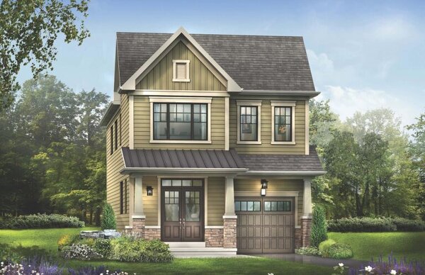 The Charlotte new home model plan at the Avalon by Empire Communities in Caledonia