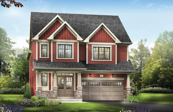 The Iris new home model plan at the Avalon by Empire Communities in Caledonia
