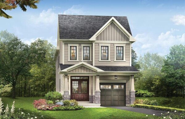 The Belwood new home model plan at the Avalon by Empire Communities in Caledonia