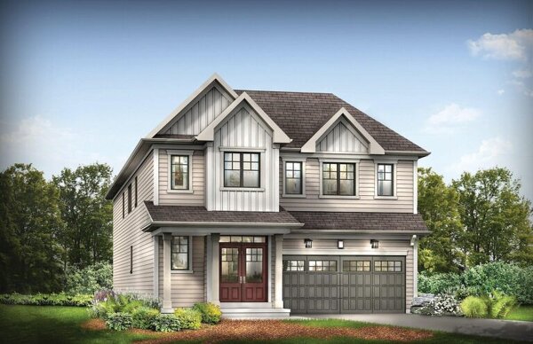 The Vantage new home model plan at the Avalon by Empire Communities in Caledonia