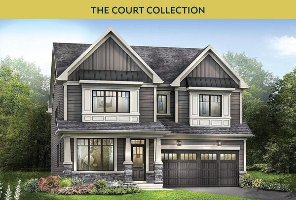 The Whitestone new home model plan at the Avalon by Empire Communities in Caledonia