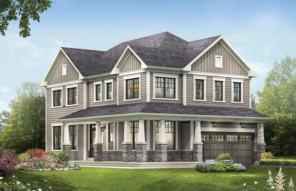 The Markdale Corner new home model plan at the Calderwood by Empire Communities in Thorold