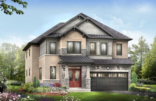 The Bayfield new home model plan at the Calderwood by Empire Communities in Thorold