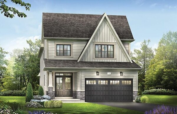 The Maple new home model plan at the Canals by Empire Communities in Welland
