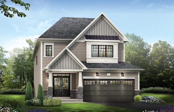 The Victoria new home model plan at the Canals by Empire Communities in Welland