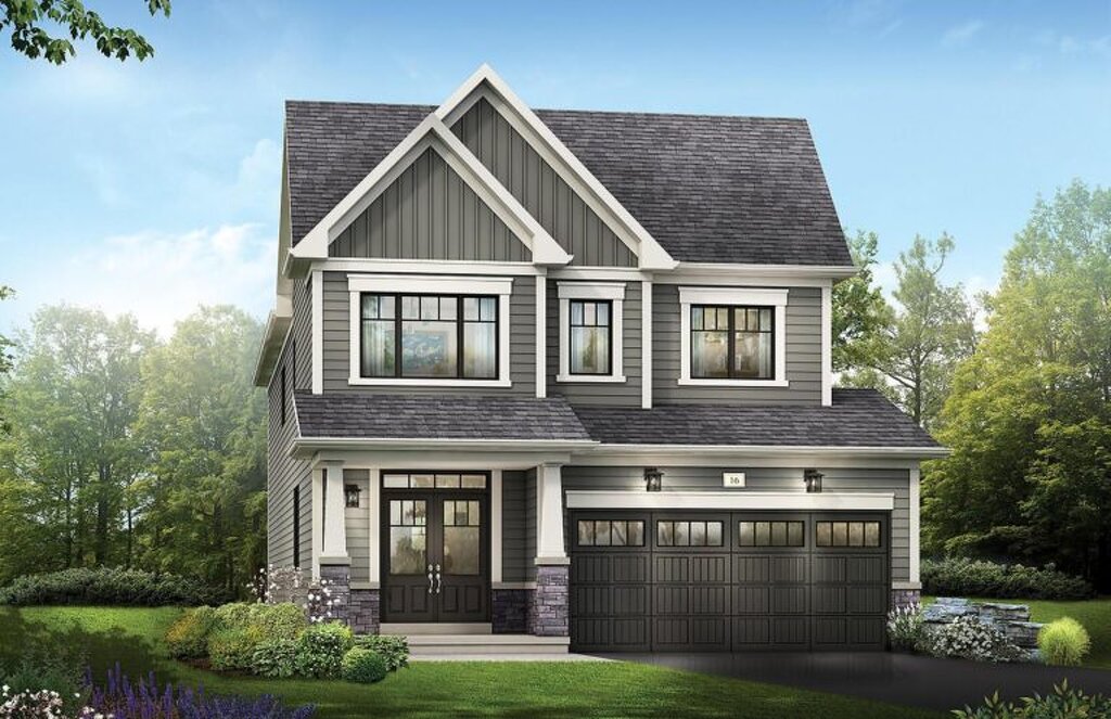 Surrey floor plan at Canals by Empire Communities in Welland, Ontario