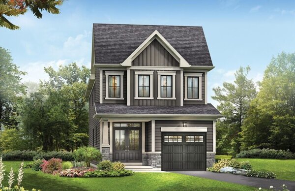 The Sunridge new home model plan at the Canals by Empire Communities in Welland