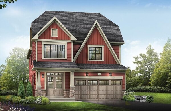 The Loretto new home model plan at the Canals by Empire Communities in Welland