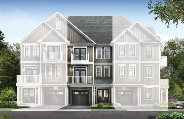The Vienna new home model plan at the Canals by Empire Communities in Welland