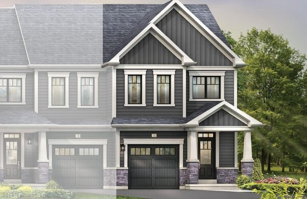 The Wallflower End new home model plan at the Legacy-EH by Empire Communities in Thorold