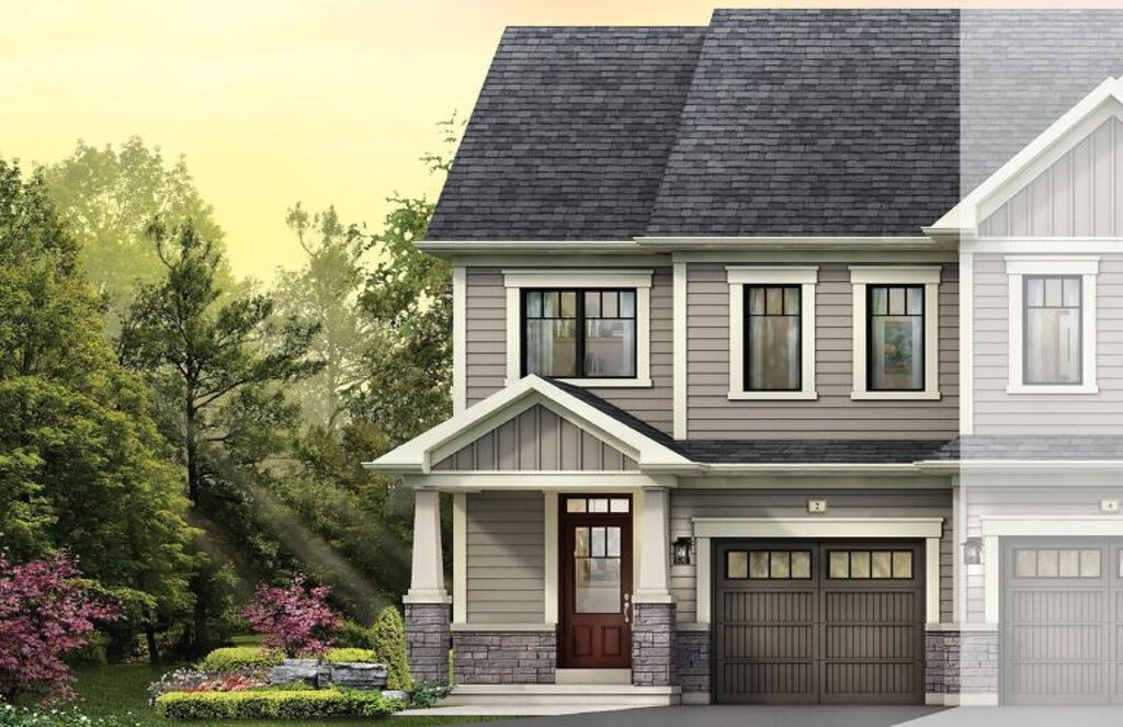 Spruce End Townhome floor plan at Riverland by Empire Communities in Breslau, Ontario