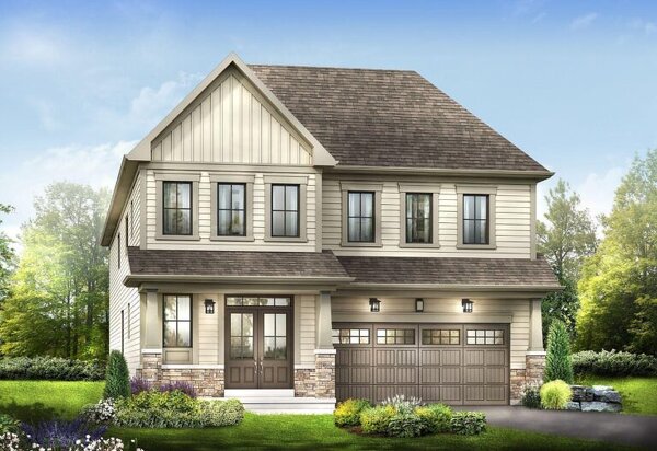 The Perth new home model plan at the Wyndfield by Empire Communities in Brantford