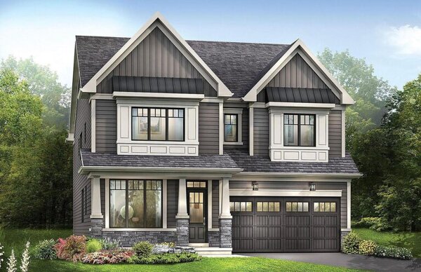 The Whitestone new home model plan at the Wyndfield by Empire Communities in Brantford