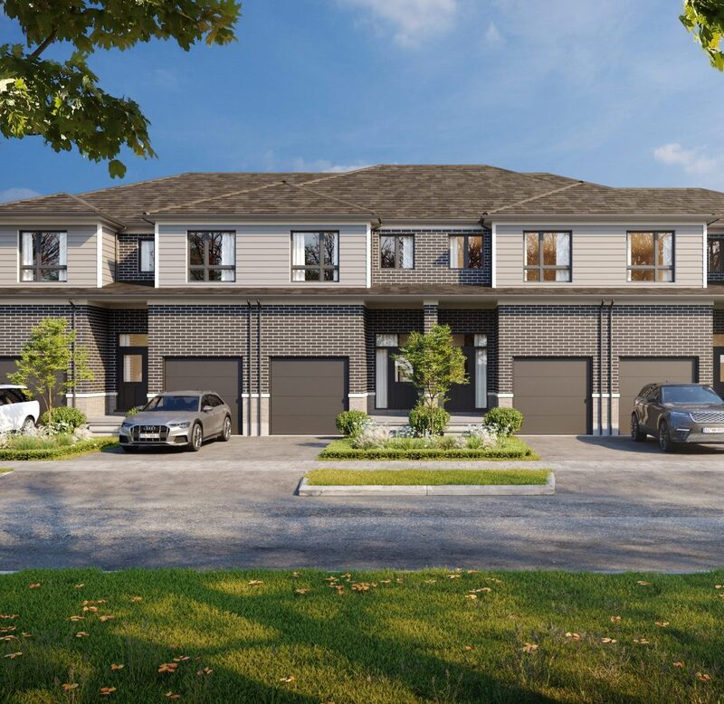 The Julian (Interior Unit) floor plan at Harvest Park by Activa Homes in Kitchener, Ontario