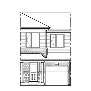 The The Onyx (Interior Unit) new home model plan at the Harvest Park by Activa Homes in Kitchener