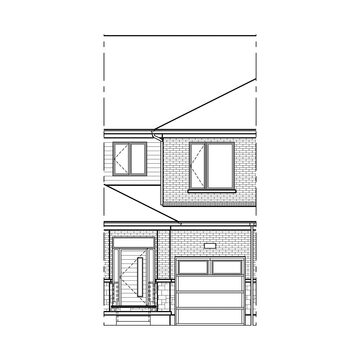 The The Alder (Interior Unit) new home model plan at the Harvest Park by Activa Homes in Kitchener