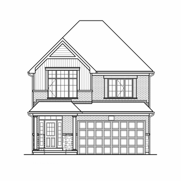 The The Alex 36 Kitchener new home model plan at the Huron Village (Ac) by Activa Homes in Kitchener
