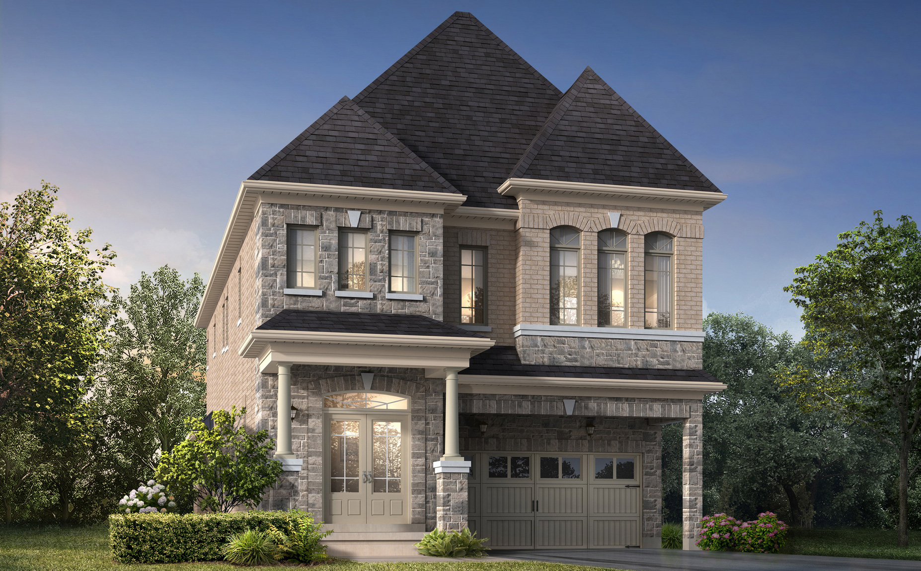 Farber B floor plan at Oakridge Meadows by Aspen Ridge Homes in Richmond Hill, ON