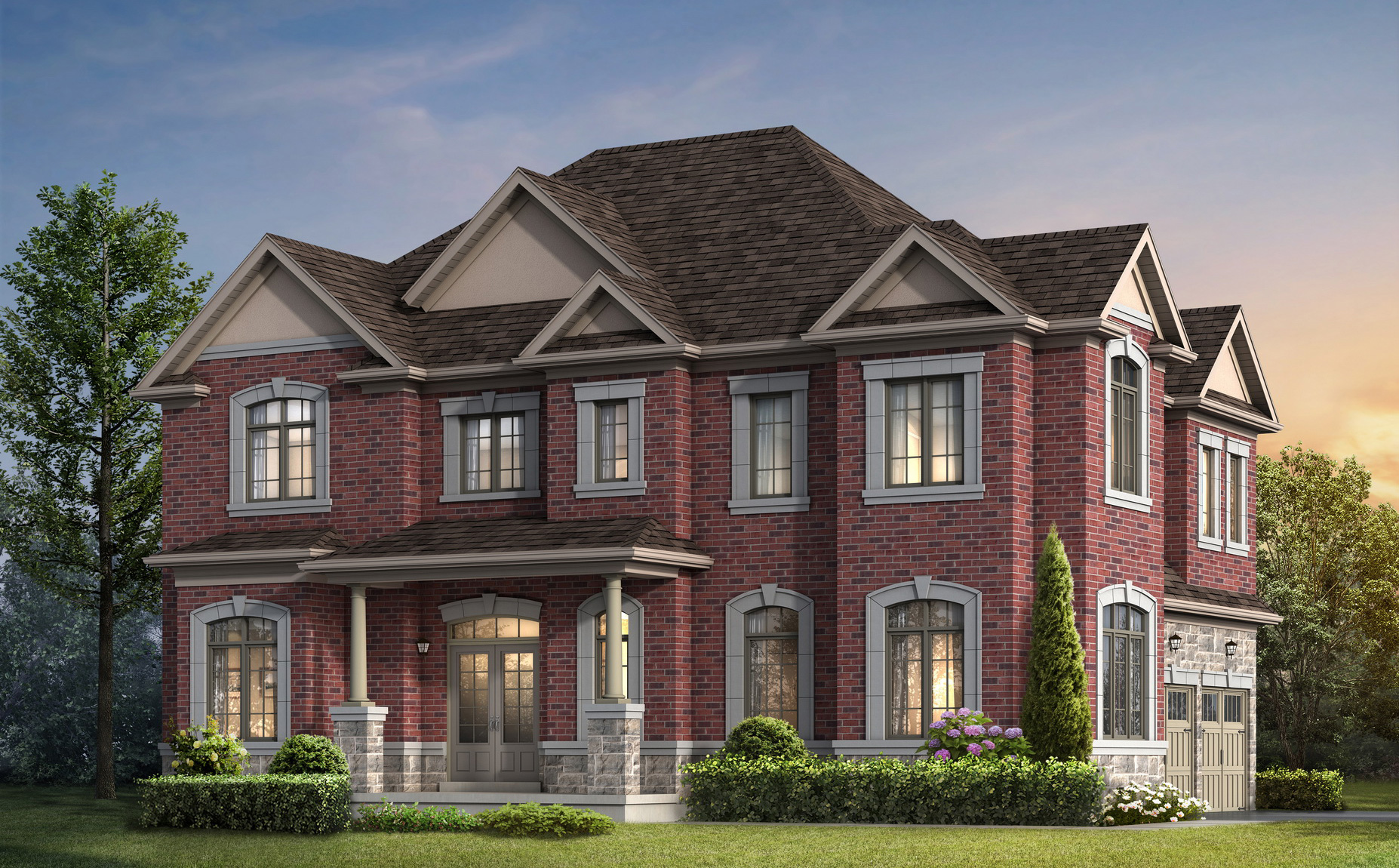 Goodwin A floor plan at Oakridge Meadows by Aspen Ridge Homes in Richmond Hill, ON