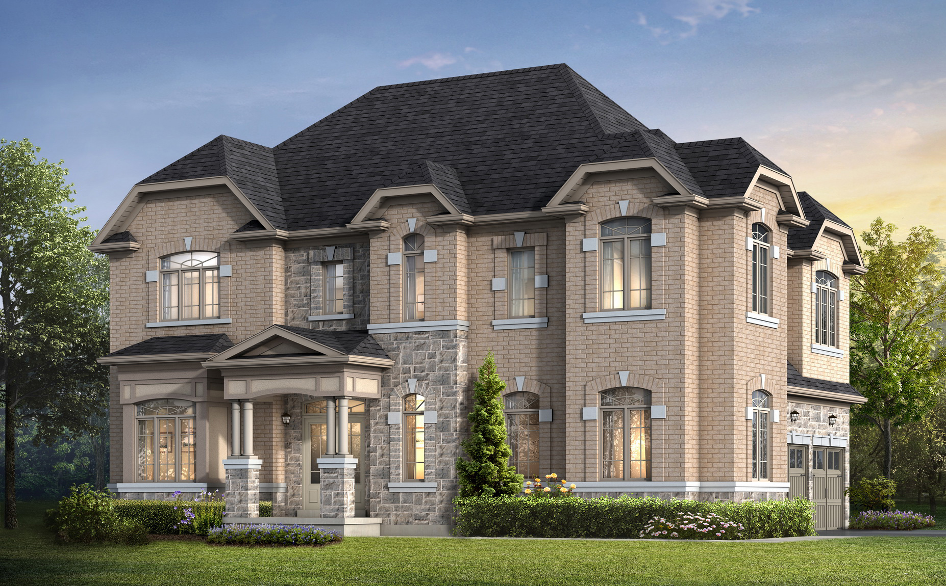 Goodwin B floor plan at Oakridge Meadows by Aspen Ridge Homes in Richmond Hill, ON