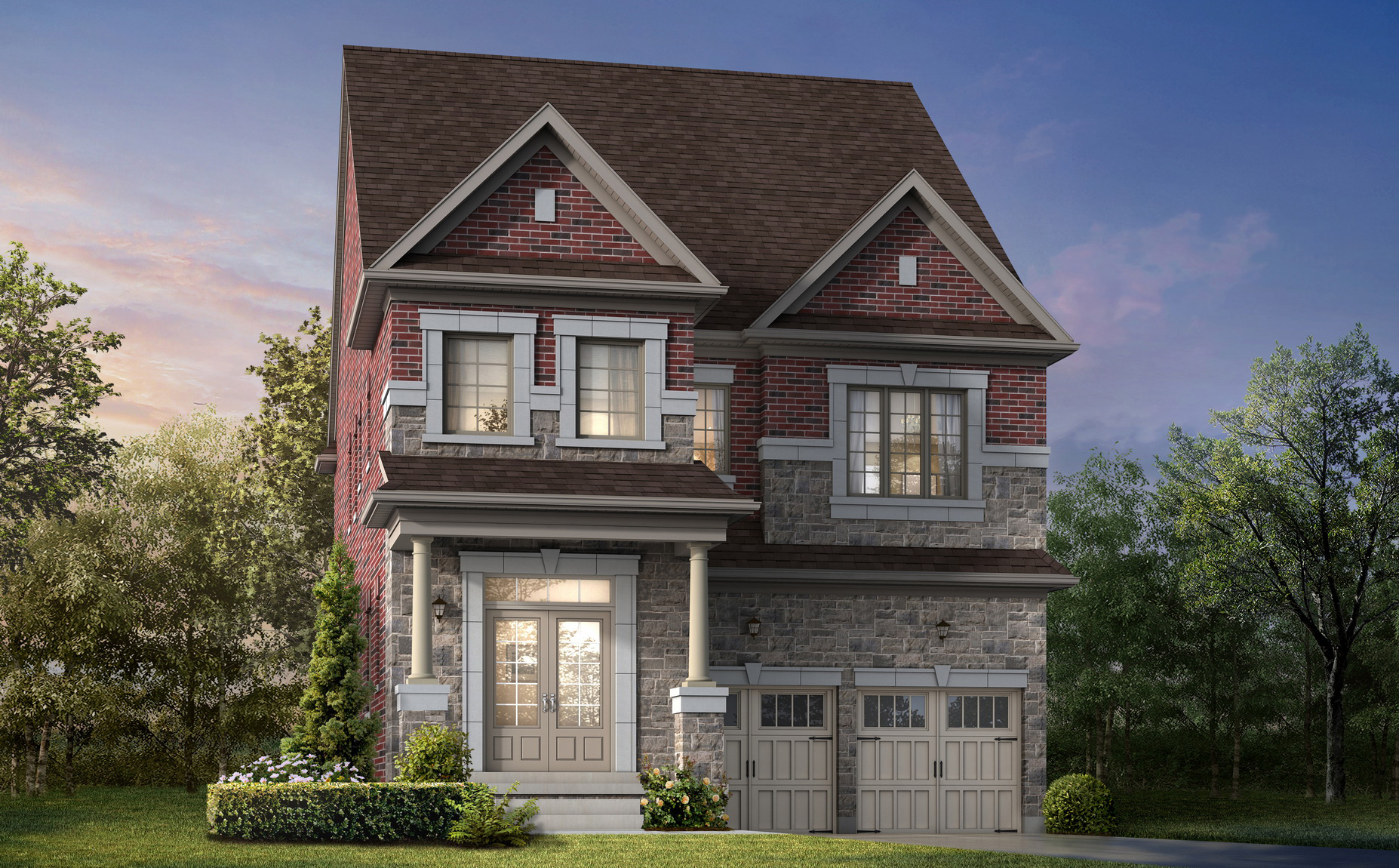 Kieran A floor plan at Oakridge Meadows by Aspen Ridge Homes in Richmond Hill, ON