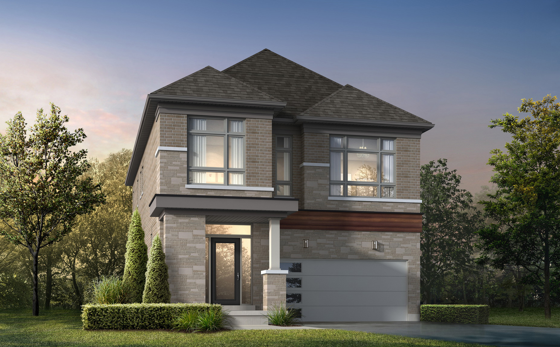 Ross C floor plan at Oakridge Meadows by Aspen Ridge Homes in Richmond Hill, ON