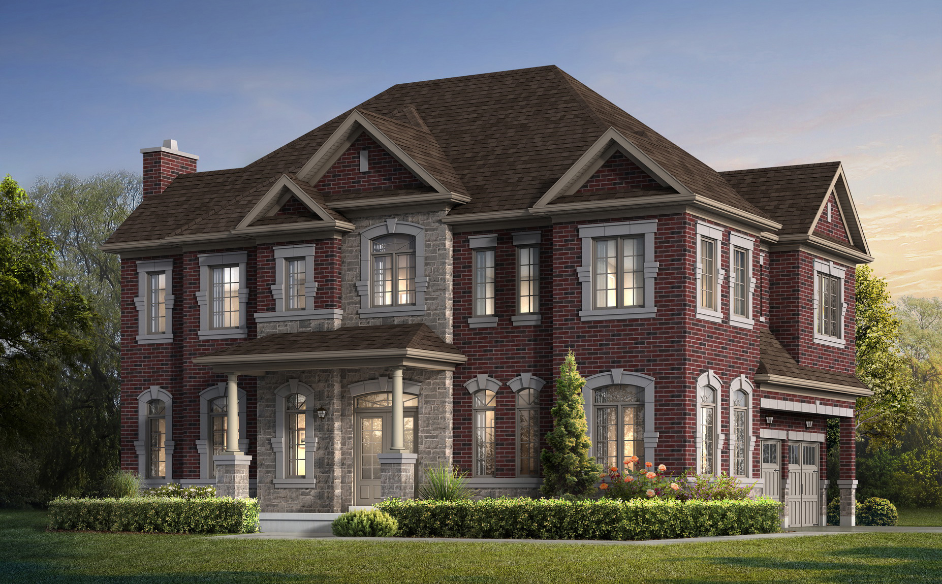 Smith A floor plan at Oakridge Meadows by Aspen Ridge Homes in Richmond Hill, ON