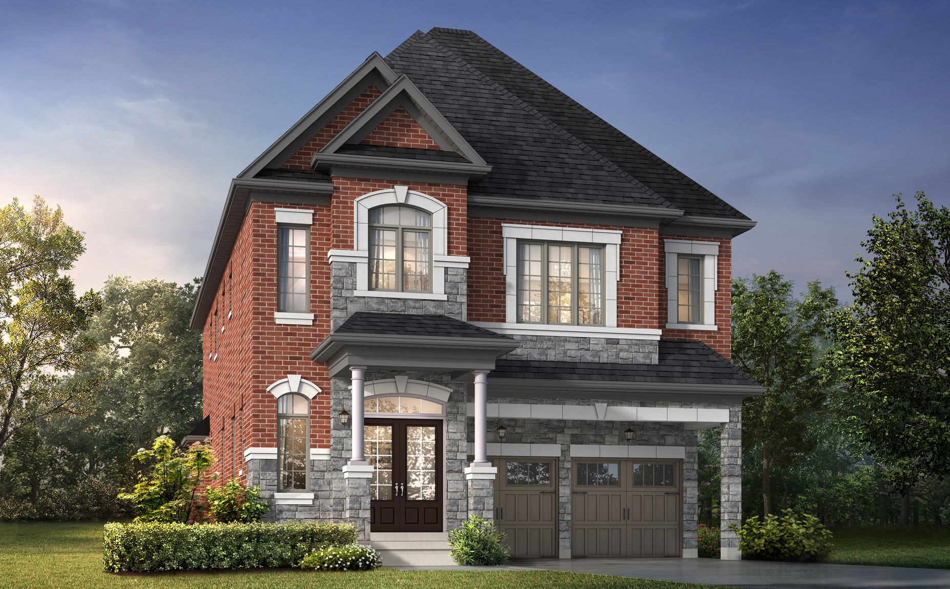 The Sterling A new home model plan at the Oakridge Meadows by Aspen Ridge Homes in Richmond Hill