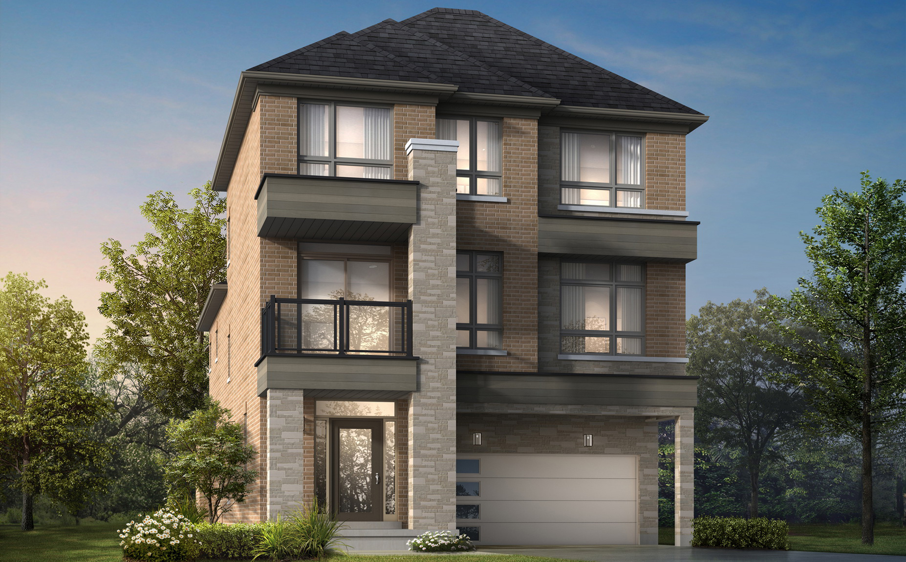 Tam (Loft) C floor plan at Oakridge Meadows by Aspen Ridge Homes in Richmond Hill, ON