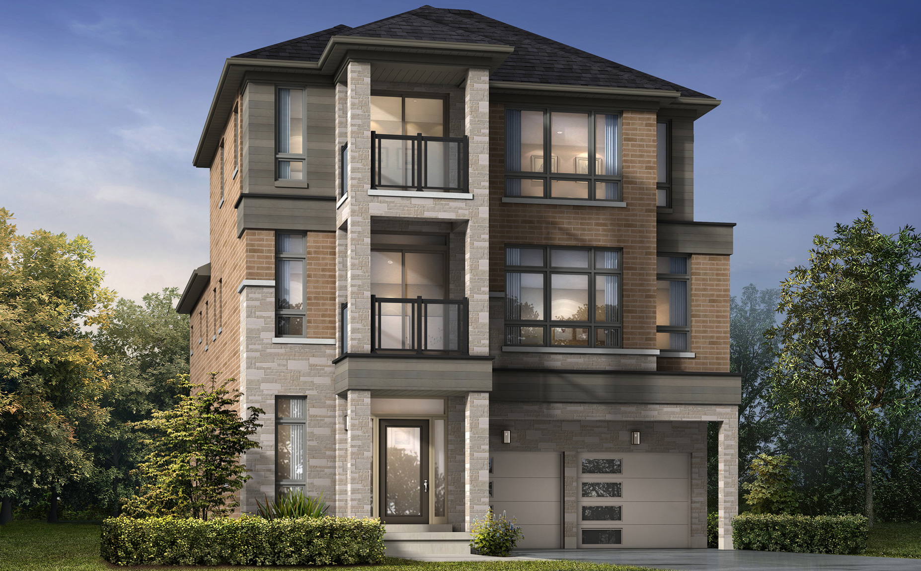 Gray (Loft) C floor plan at Oakridge Meadows by Aspen Ridge Homes in Richmond Hill, ON