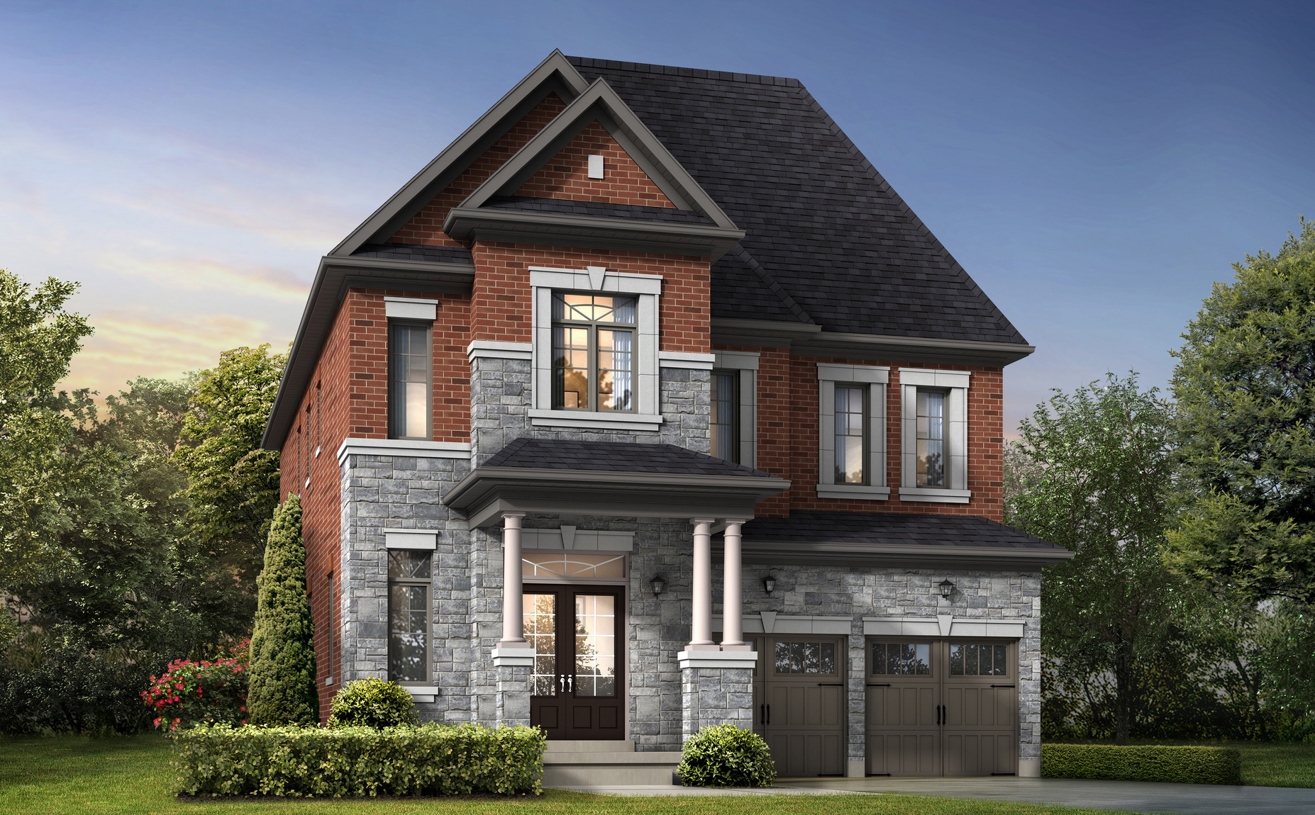 The Milner A new home model plan at the Oakridge Meadows by Aspen Ridge Homes in Richmond Hill