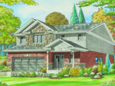 The Barnsdale new home model plan at the Stratford Fairgrounds by Bromberg Homes in Stratford