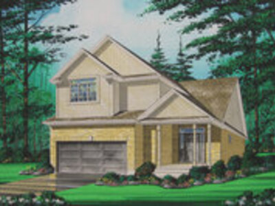 The Cleopatra new home model plan at the Stratford Fairgrounds by Bromberg Homes in Stratford