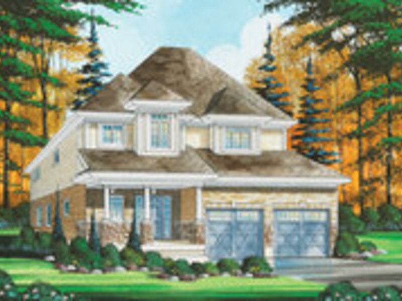 Cypress floor plan at St Jacobs by Bromberg Homes in St. Jacobs, Ontario