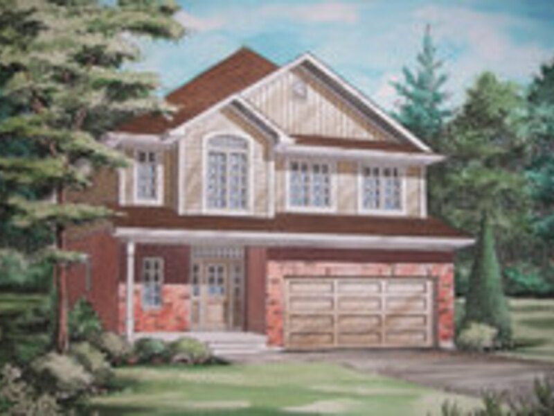 Doyle floor plan at Stratford Fairgrounds by Bromberg Homes in Stratford, Ontario