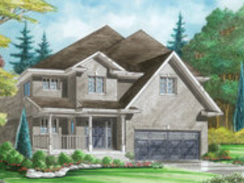 Dusseldorf floor plan at St Jacobs by Bromberg Homes in St. Jacobs, Ontario