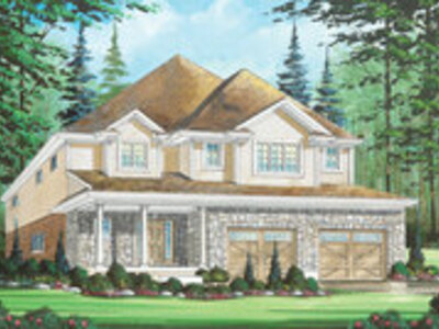 The Lilac new home model plan at the St Jacobs by Bromberg Homes in St. Jacobs