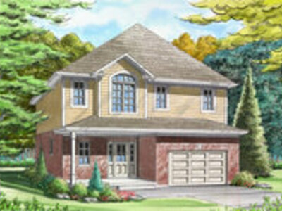 The Pendula new home model plan at the Stratford Fairgrounds by Bromberg Homes in Stratford