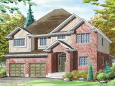 The Schiefele new home model plan at the St Jacobs by Bromberg Homes in St. Jacobs