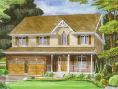 The Strasburg new home model plan at the St Jacobs by Bromberg Homes in St. Jacobs