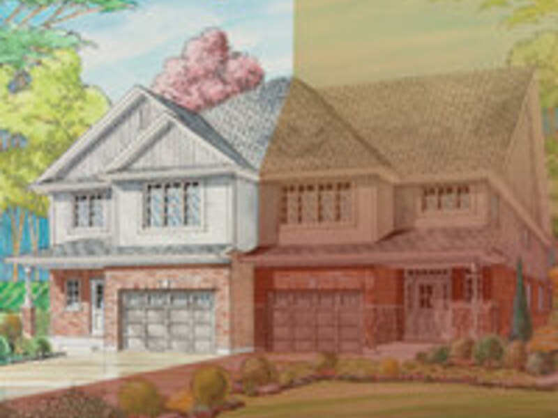 Conacher floor plan at Stratford Fairgrounds by Bromberg Homes in Stratford, Ontario