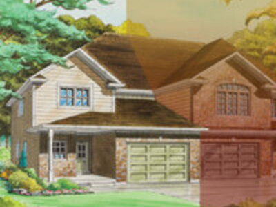 The Dempsey new home model plan at the Stratford Fairgrounds by Bromberg Homes in Stratford